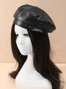 1 Miếng NỮ Trang trí chuỗi Thời trang Mũ nồi , Đối với Cuộc sống hàng ngày Retro - màu đen - Xem 1