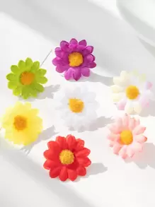 20/60 件人造雏菊、太阳花、DIY 花环材料、生日派对装饰、婚礼花篮、新娘手捧花、家居装饰、餐厅、卧室、窗台装饰、花瓶装饰、情人节礼物、新年装饰、户外花园、开学季