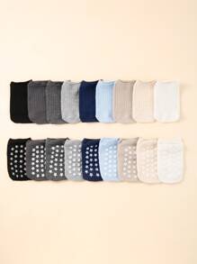 9雙嬰兒星星圖案防滑襪子