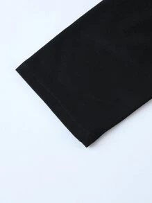 Manfinity Homme Áo nỉ Nam Dây kéo Túi Khối Màu Lá thư Giải trí - màu đen - Xem 3
