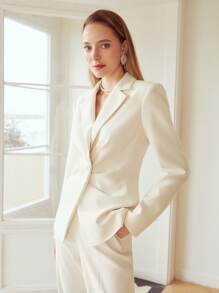 MOTF PREMIUM RHINESTONE BUTTON BLAZER,HOLIDAY PARTY BIRTHDAY FORMAL EVENING OCCASSION