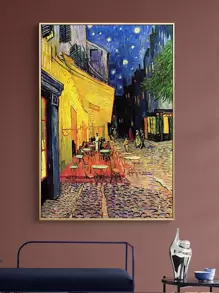 1pc Vincent Van Gogh Famous Painting Oil Canvas Waterproof Wall Decoration For Living Room Or Study Room, Unframed,Wall Art,Poster Gifts Birthday Graduation