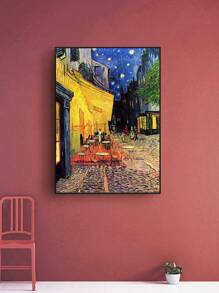 1pc Vincent Van Gogh Famous Painting Oil Canvas Waterproof Wall Decoration For Living Room Or Study Room, Unframed,Wall Art,Poster Gifts Birthday Graduation