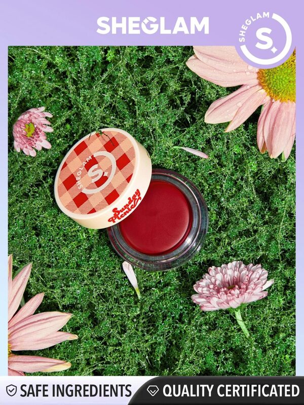 SHEGLAM Sunday Picnic Cheeky Color Jam Scarlet Sunset Cream Blush Long