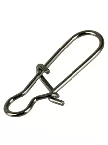 GOTURE 100pcs Stainless Steel Lock Snap Swivel Fishing Connector - Silver - View 4