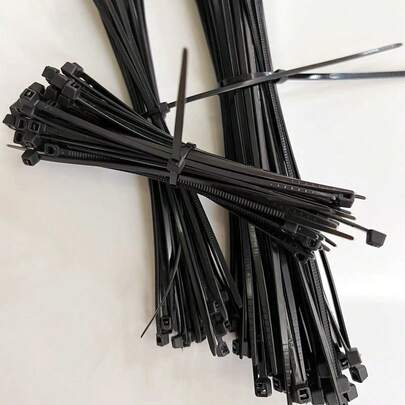 100 sztuk/zestaw samozaciskowe opaski kablowe nylonowa opaska kablowa plastikowe opaski kablowe kwas, odporność na korozję, izolacja
