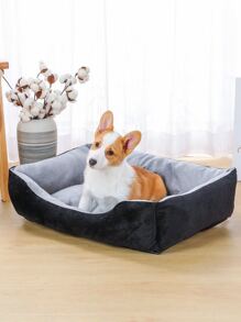 1入組骨裝飾寵物床適用於狗狗和貓適用於睡眠 - 黑色 - 查看 6