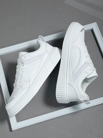 Zapatos de skate minimalistas con cordones en la parte delantera para hombre, zapatillas deportivas para exteriores