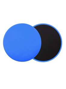 Đĩa trượt (2 chiếc) dành cho tập luyện cốt lõi, Đĩa trượt tập thể dục - Màu xanh lam - Xem 2