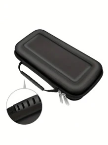 Bolsa de almacenaje PU compatible con Nintendo Switch - Negro - Ver 3