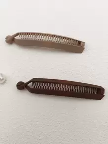 2 buc. Clip de banană minimalist pentru femei pentru decorarea zilnică - Multicolor - Vizualizare 1