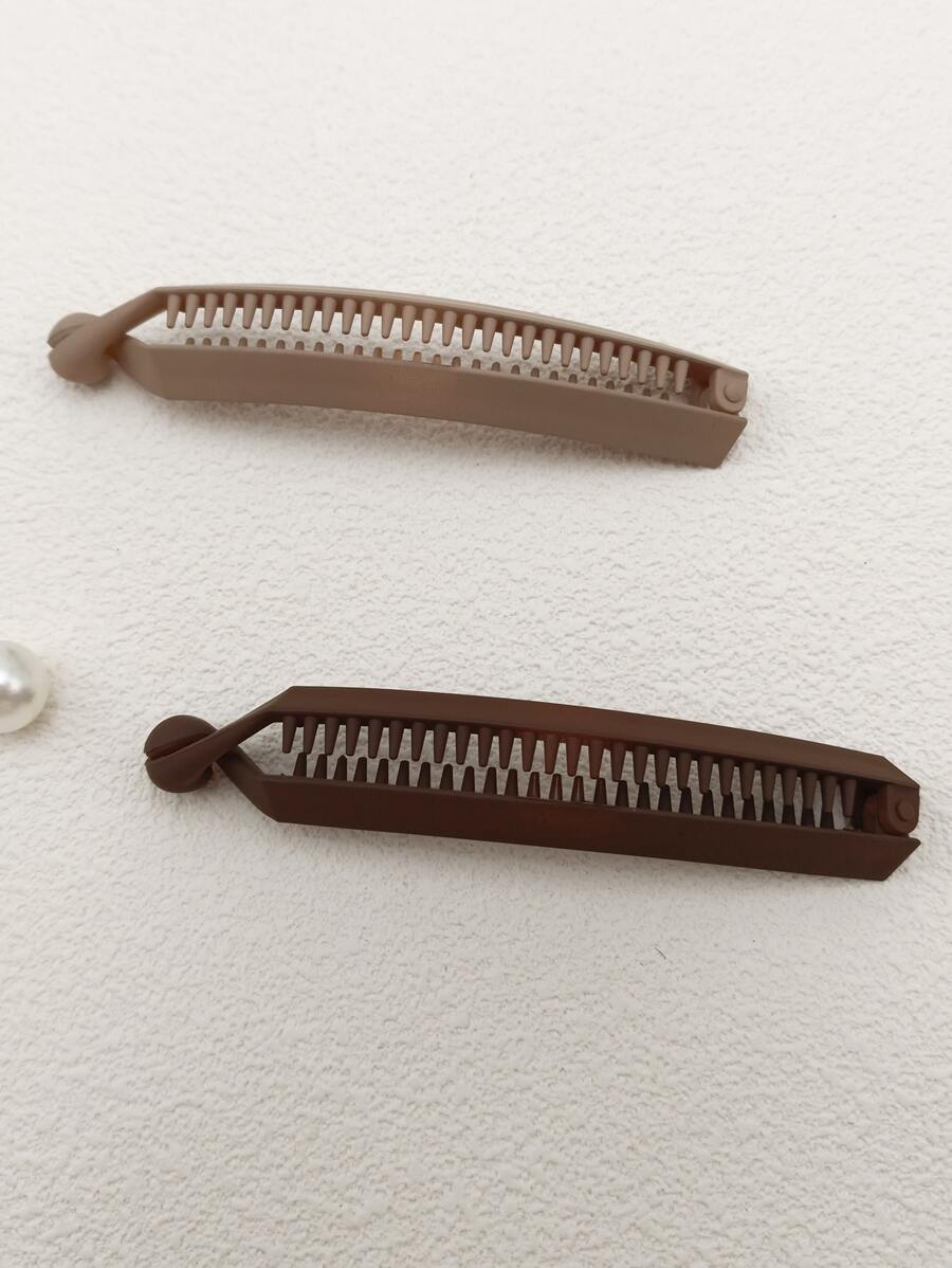 2 buc. Clip de banană minimalist pentru femei pentru decorarea zilnică - Multicolor - Vizualizare 1