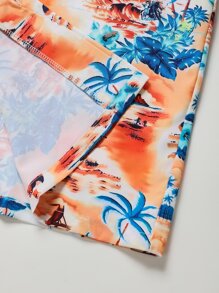 NITAGUT Áo sơ mi Nam Nút phía trước Nhiệt đới Boho - Nhiều màu - Xem 7