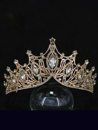 水鑽裝飾王冠設計新娘髮箍