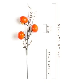 4入組人造橘色 - 亮橙色 - 查看 3