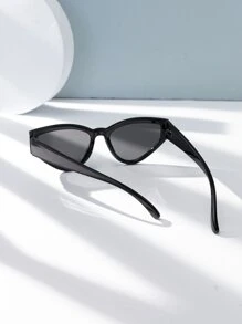 Kính mát mắt mèo cho kỳ nghỉ hè ở bãi biển, ngoài trời, du lịch - màu đen - Xem 2