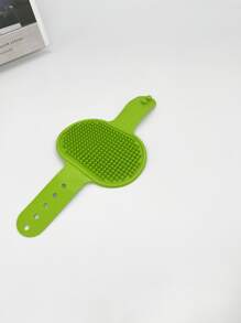 1pc Multi-function Pet Bath Glove For Dog And Cat For Massage - Green - View 3