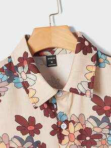 Manfinity Men Floral Print Shirt - Multicolor - View 4