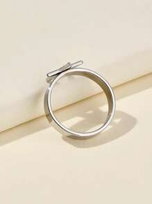 Onelike 星形裝飾戒指 - 銀色 - 查看 2