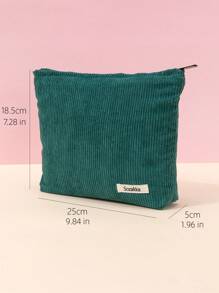 1个深绿色纯色灯芯绒手柄大容量旅行化妆包,经典柔软六角形Y2K美学设计,可作礼品、化妆包、护肤包、洗漱包、收纳袋等,是旅行、邮轮、宿舍、婚礼伴娘、母亲节、生日、朋友、老师等场合的理想之选,也可用于家居装饰、床头收纳、化妆包等。这款化妆包是送给女性的礼物、圣诞礼物、送礼佳品等。它还是一款实用百搭的化妆包,是旅行必备单品。 - 墨綠色 - 查看 7