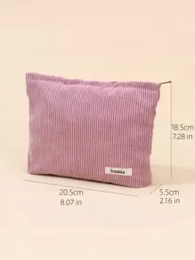 1个字母图案拉链化妆包，化妆收纳袋，护肤包，洗漱包，旅行必备，邮轮必备，宿舍必备，婚礼伴娘礼物，妈妈礼物，生日礼物，送给朋友和老师的礼物，家居装饰，浴室客厅床边收纳整理包，珠宝收纳包，唇油收纳包，指甲油收纳包，化妆旅行洗漱包必备礼品收纳拉链配件，化妆包，包，化妆盒，小化妆包，化妆包，大容量，大化妆包，圣诞礼物，收纳袋，旅行，女士旅行必备礼物，收纳袋，手拿包/小手提包，化妆品收纳包，化妆品整理包，收纳袋，刷子收纳袋，迷你收纳袋，大容量收纳袋，女士礼物，圣诞礼物，女士礼物创意 - 藕粉色 - 查看 8