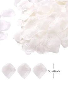 500 cánh hoa hồng nhân tạo - trắng - Xem 3