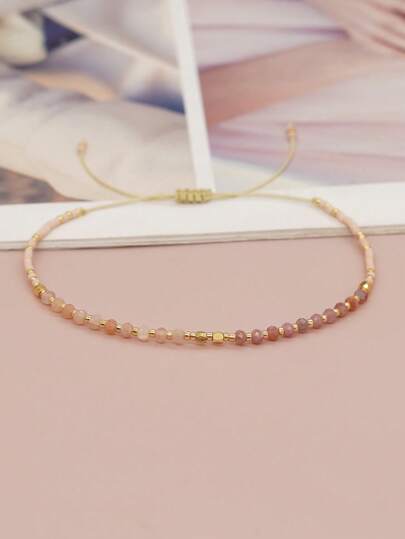 สร้อยข้อมือ ตกแต่ง ลูกปัด