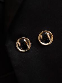 小男童1入組雙排釦西裝外套和1入組長褲