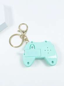 遊戲手柄吊墜鑰匙圈 - 淺藍色 - 查看 2