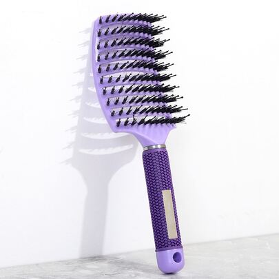 Purple Hairbrush, Paddle Brush Hair Brush Comb, Hair Brush, Comb, Hair Tools, Hair Products And Accessories For Barber Salon Beauty Back To School, Travel Holiday Essentials, Hair Accessories For Women, Brushes, Edge Brush Hair Comb Hair, Detangling Brush, Ball Brush, Mini Hair Brush Set, Wooden Comb, Hair Brush Set, Brushes, Hair Brush, Barber, Hairdressing Equipment, Hair Brush, Brush Hair Brush Set, Comb Hair, Comb For Curls, Detangling Brush, Hair Brush For Women, Barber Accessories, Barbershop, Hairdressing Equipment