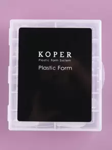 FULL BEAUTY Elevate Your Style With 120pcs Coffin Clear Transparent Nail Mould For Home DIY Nail Salon Nail Extension Press On Nails Nail Supplies - Clear - View 3