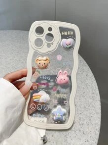 Funda para móvil con dibujos animados conejo & con diseño de estrella - Multicolor - Ver 2