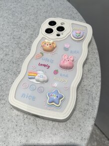 Funda para móvil con dibujos animados conejo & con diseño de estrella - Multicolor - Ver 3