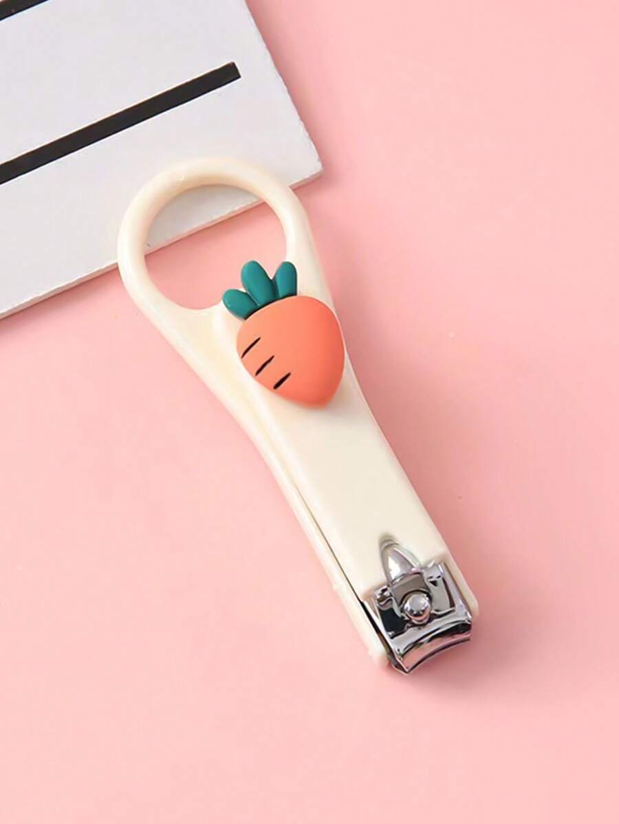 Carrot Decor Nail Clippers - White - View 1
