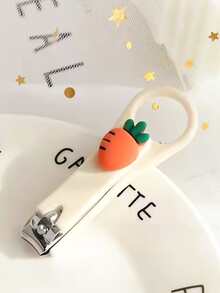 Carrot Decor Nail Clippers - White - View 2