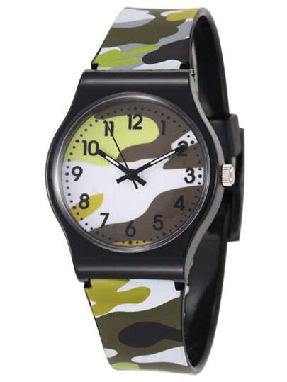 1pc/Set Children Fashionable High-Quality Macaron Color Watch, Suitable For Birthday Gift, Halloween Gift,