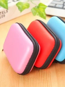 1pc Túi bảo vệ tai nghe mini màu ngẫu nhiên Hộp đựng bộ sạc kỹ thuật số Túi đựng tai nghe Túi kỹ thuật số Túi đựng cáp Túi điện tử Túi đựng đồ điện tử Túi đựng cáp Túi đựng đồ điện tử cho doanh nghiệp, du lịch, trường học, cao đẳng, văn phòng - Nhiều màu - Xem 2
