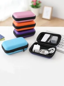 1pc Túi bảo vệ tai nghe mini màu ngẫu nhiên Hộp đựng bộ sạc kỹ thuật số Túi đựng tai nghe Túi kỹ thuật số Túi đựng cáp Túi điện tử Túi đựng đồ điện tử Túi đựng cáp Túi đựng đồ điện tử cho doanh nghiệp, du lịch, trường học, cao đẳng, văn phòng - Nhiều màu - Xem 3