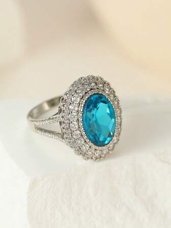Cubic Zirconia Decor Ring