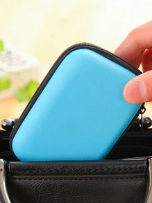 1pc Túi bảo vệ tai nghe mini màu ngẫu nhiên Hộp đựng bộ sạc kỹ thuật số Túi đựng tai nghe Túi kỹ thuật số Túi đựng cáp Túi điện tử Túi đựng đồ điện tử Túi đựng cáp Túi đựng đồ điện tử cho doanh nghiệp, du lịch, trường học, cao đẳng, văn phòng - Nhiều màu - Xem 4