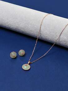 3 piezas Set joya con diseño redondo - Multicolor - Ver 4