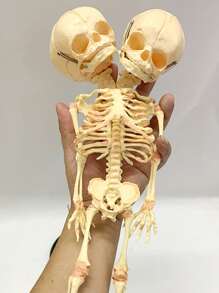 Thủ công trang trí thiết kế hộp sọ 1 cái - Màu vàng - Xem 5