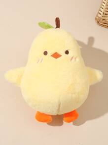 1入組雞設計隨機顏色寵物毛絨玩具狗和貓互動 - 黃色 - 查看 3