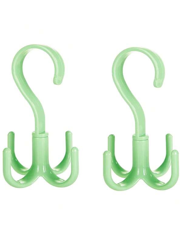 3pcs Multifunction Random Color Plastic Bag Hanger,Simple Solid Durable Bag Hanger Holder For