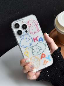兔子圖案防摔手機殼 - 彩色 - 查看 1