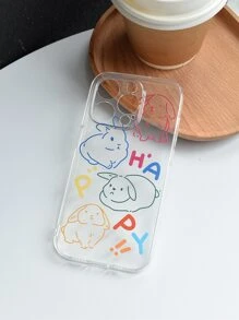 兔子圖案防摔手機殼 - 彩色 - 查看 2