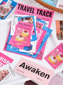 1包混合圖案什錦貼紙時尚多用途貼紙適用於DIY工藝品裝飾品手帳 - 彩色 - 查看 5