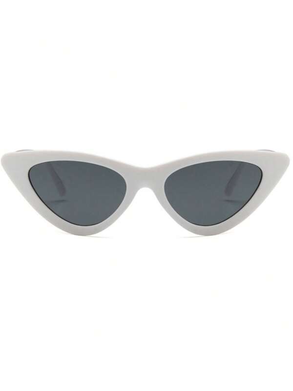 Y2K Cat Eye Sunglasses White Sunglasses SHEIN UK