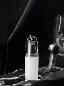 1pc White Cordless Car Vacuum Cleaner, Suitable For Car & Home Use, PC Cleaning, Mini Portable Handheld Car Vacuum Cleaner - White - View 6