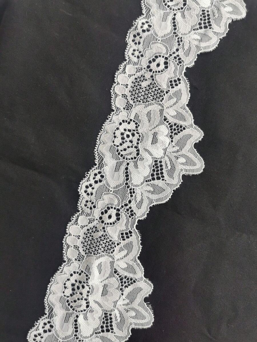 1 pieza con diseño de flor Correa de bricolaje moderno Encaje de correas de bricolaje para casa - Blanco - Ver 1